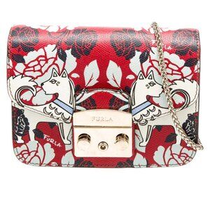 FURLA Metropolis Mini Crossbody Bag w/Dogs LIMITED EDITION